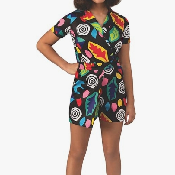 Girls colorful Stranger Things romper. - Picture 1 of 4
